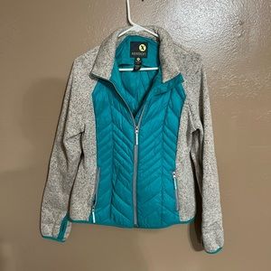 Xersion Puffy/Sweater Teal